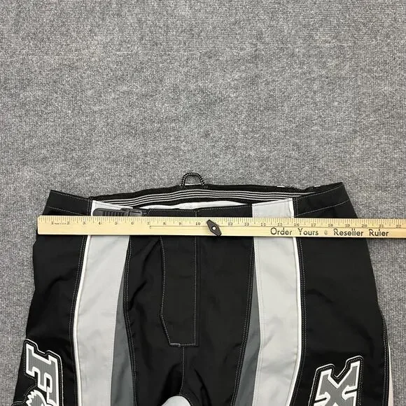 VTG Fox Racing 180 Pants Mens 42 Black Gray Motocross MX Off Road Riding Gear
